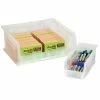 Quill Brand® Stack & Hang 4.8 Qt. Storage Bin, Blue, 12/Case (BINP0965B) -ORGANIZTIONAL STORAGE Sales unnamed file 522