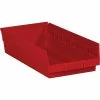Quill Brand 17 7/8" X 8 3/8" X 4" Plastic Shelf Bin, Red, 10/Case (BINP113R) -ORGANIZTIONAL STORAGE Sales unnamed file 529