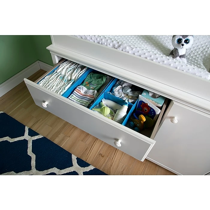 South Shore Storit Blue Drawer Organizers (8999952) 6 South Shore Storit Blue Drawer Organizers (8999952) - Image 4