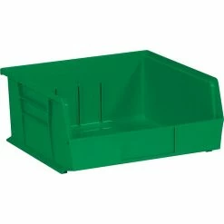 Quill Brand BOX 10 7/8" X 11" X 5" Plastic Stack And Hang Bin Box, Green