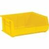 Quill Brand BOX 10 7/8" X 11" X 5" Plastic Stack And Hang Bin Box, Yellow -ORGANIZTIONAL STORAGE Sales unnamed file 605