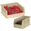 Quill Brand BOX 10 3/4" X 8 1/4" X 7" Plastic Stack And Hang Bin Box, Ivory -ORGANIZTIONAL STORAGE Sales unnamed file 626
