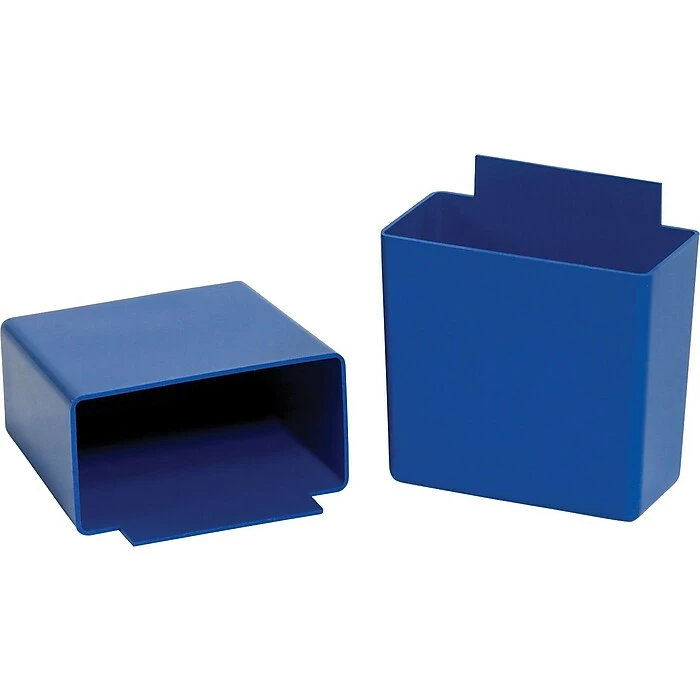 Partners Brand 5 1/8" X 2 3/4" X 3" Shelf Bin Cup, Blue, 48/Case 3 Partners Brand 5 1/8" X 2 3/4" X 3" Shelf Bin Cup, Blue, 48/Case