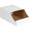 Partners Brand Stackable Bin Boxes, 8" X 12" X 4 1/2", White, 50/Bundle (BINB812) -ORGANIZTIONAL STORAGE Sales unnamed file 667