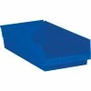 Quill Brand 17 7/8" X 6 5/8" X 4" Plastic Shelf Bin, Blue, 20/Case (BINPS112B) -ORGANIZTIONAL STORAGE Sales unnamed file 672