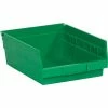 Partners Brand 11 5/8" X 8 3/8" X 4" Plastic Shelf Bin Quill Brand, Green, 20/Case 1 Partners Brand 11 5/8" X 8 3/8" X 4" Plastic Shelf Bin Quill Brand, Green, 20/Case -ORGANIZTIONAL STORAGE Sales unnamed file 694