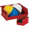 Partners Brand 14 3/4" X 5 1/2" X 5" Plastic Stack And Hang Bin Quill Brand, Red, 12/Case 2 Partners Brand 14 3/4" X 5 1/2" X 5" Plastic Stack And Hang Bin Quill Brand, Red, 12/Case -ORGANIZTIONAL STORAGE Sales unnamed file 696
