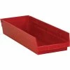 Partners Brand 23 5/8" X 8 3/8" X 4" Plastic Shelf Bin Box, Red, 6/Case 1 Partners Brand 23 5/8" X 8 3/8" X 4" Plastic Shelf Bin Box, Red, 6/Case -ORGANIZTIONAL STORAGE Sales unnamed file 697