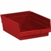 Quill Brand 11 5/8" X 8 3/8" X 4" Plastic Shelf Bin, Red, 20/Case (BINPS104R) -ORGANIZTIONAL STORAGE Sales unnamed file 704