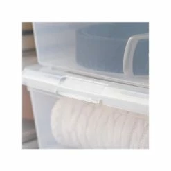 Iris 6 Qt. Snap Lid Storage Tote, Clear, 10/Pack (500074) -ORGANIZTIONAL STORAGE Sales unnamed file 761
