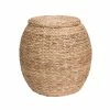 Household Essentials Water Hyacinth Wicker Storage Basket, Natural (ML-4105)