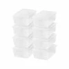 Iris 13.5 Qt. Snap Lid Storage Tote, Clear, 8/Pack (500075) -ORGANIZTIONAL STORAGE Sales unnamed file 773
