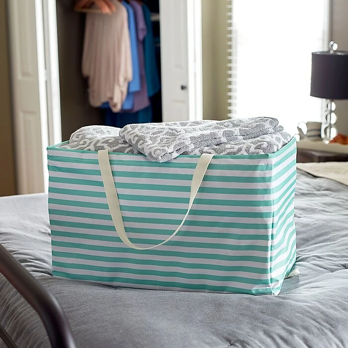 Household Essentials Krush Container Rectangle Tote Bag, Stripes (2242) 4 Household Essentials Krush Container Rectangle Tote Bag, Stripes (2242) - Image 2