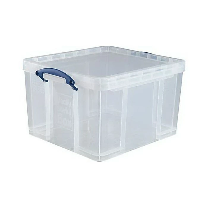 Really Useful Box® 42 Liter Snap Lid Storage Bin, Clear (42L CL) 3 Really Useful Box® 42 Liter Snap Lid Storage Bin, Clear (42L CL)