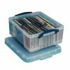 Really Useful Box 17 Liter Box With Snap Down Handles, Clear (US17C) -ORGANIZTIONAL STORAGE Sales unnamed file 834