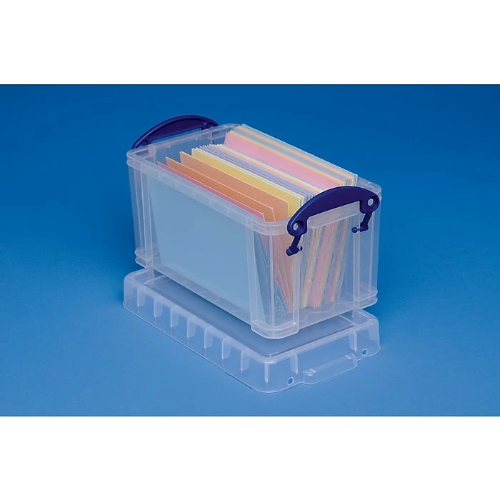 Really Useful Box 2.2 Qt. Snap Lid Storage Tote, Clear (2.1C) 3 Really Useful Box 2.2 Qt. Snap Lid Storage Tote, Clear (2.1C)