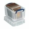 Really Useful Box Really Useful 3 L Storage Box, Transparent Smoke Gray (3TSMK)