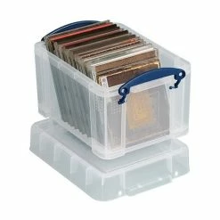 Really Useful Box Really Useful 3 L Storage Box, Transparent Smoke Gray (3TSMK)