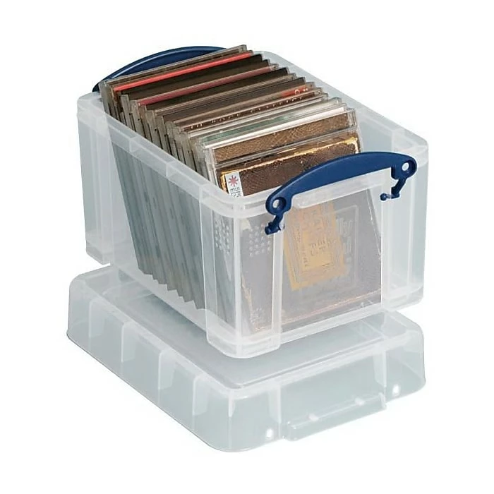 Really Useful Box Really Useful 3 L Storage Box, Transparent Smoke Gray (3TSMK) 3 Really Useful Box Really Useful 3 L Storage Box, Transparent Smoke Gray (3TSMK)