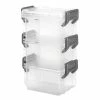 Iris Small Stackable 0.147 Qt. Snap Lid Storage Box, Clear, 12/Carton (301633) -ORGANIZTIONAL STORAGE Sales unnamed file 846