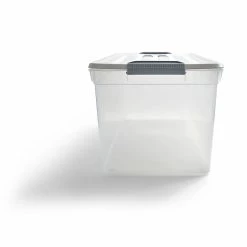 Keter 99.6 Qt. Latch Lid Storage Tote, Clear (TR54514) -ORGANIZTIONAL STORAGE Sales unnamed file 853