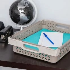 IRIS® Medium Decorative Storage Basket, 8 Pack (250115) -ORGANIZTIONAL STORAGE Sales unnamed file 861