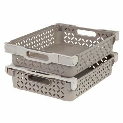 IRIS® Medium Decorative Storage Basket, 8 Pack (250115) -ORGANIZTIONAL STORAGE Sales unnamed file 862