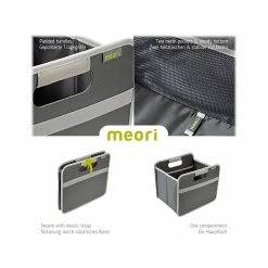 Meori Small Foldable Box, Granite Gray (A100533) -ORGANIZTIONAL STORAGE Sales unnamed file 874