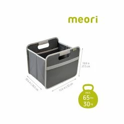 Meori Small Foldable Box, Granite Gray (A100533) -ORGANIZTIONAL STORAGE Sales unnamed file 875