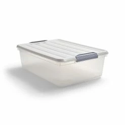 Keter 31.7 Qt. Latch Lid Storage Tote, Clear (TR54512) 9 Keter 31.7 Qt. Latch Lid Storage Tote, Clear (TR54512) -ORGANIZTIONAL STORAGE Sales unnamed file 881