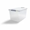 Keter 61.5 Qt. Latch Lid Storage Tote, Clear (TR54513) -ORGANIZTIONAL STORAGE Sales unnamed file 882