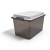 Keter 68.4 Qt. Latch Lid Storage Tote, Smoke (TR54518) -ORGANIZTIONAL STORAGE Sales unnamed file 888