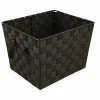 Simplify 37.4 Qt. Polyester Woven Strap Tote, Black (1117169KIS) 2 Simplify 37.4 Qt. Polyester Woven Strap Tote, Black (1117169KIS) -ORGANIZTIONAL STORAGE Sales unnamed file 903