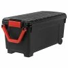 IRIS® 42.25 GAL Heavy Duty Storage Tote With Wheels, Black, 2 Pack (250080) -ORGANIZTIONAL STORAGE Sales unnamed file 904
