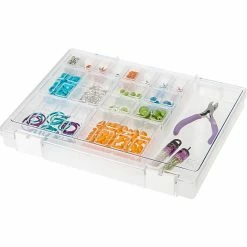 IRIS® 16-Compartment Craft Carry-All Case, Clear (140102) -ORGANIZTIONAL STORAGE Sales unnamed file 922