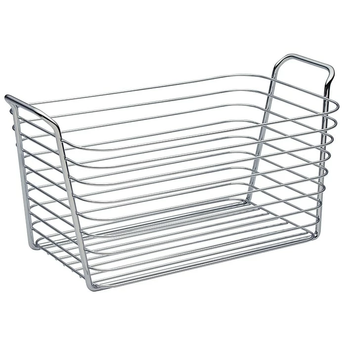 InterDesign Classico Kitchen Pantry Bath Organizer Wire Basket, Medium, Chrome (93222) 3 InterDesign Classico Kitchen Pantry Bath Organizer Wire Basket, Medium, Chrome (93222)