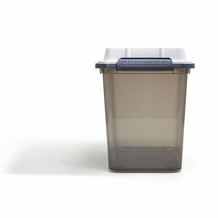 Keter 29.3 Qt. Latch Lid Storage Tote, Smoke (TR54516) 5 Keter 29.3 Qt. Latch Lid Storage Tote, Smoke (TR54516) - Image 3