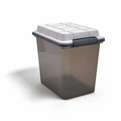 Keter 29.3 Qt. Latch Lid Storage Tote, Smoke (TR54516) 9 Keter 29.3 Qt. Latch Lid Storage Tote, Smoke (TR54516) -ORGANIZTIONAL STORAGE Sales unnamed file 937