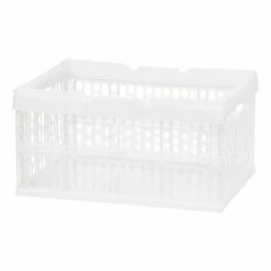 Iris Open Lid Collapsible Storage Crate, Clear (100715) -ORGANIZTIONAL STORAGE Sales unnamed file 944
