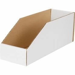 Elwood Industries 12"L X 4"W X 4.5"H Storage Boxes, White, 50/Bundle (337-040412) 5 Elwood Industries 12"L X 4"W X 4.5"H Storage Boxes, White, 50/Bundle (337-040412) -ORGANIZTIONAL STORAGE Sales unnamed file 968