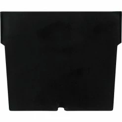 Partners Brand Black Plastic Shelf Bin Divider, 5 1/4" X 3", 50/Case