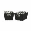 Household Essentials Decorative Storage Bins, Black Chevron, 2/Pk (71-1) 2 Household Essentials Decorative Storage Bins, Black Chevron, 2/Pk (71-1) -ORGANIZTIONAL STORAGE Sales unnamed file 981