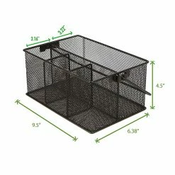 Mind Reader Mesh Storage Basket, Black (MESHBASKET-BLK) 11 Mind Reader Mesh Storage Basket, Black (MESHBASKET-BLK) -ORGANIZTIONAL STORAGE Sales unnamed file 992