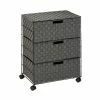 Honey-Can-Do Double Drawer Woven Fabric Storage Organizer, Salt & Pepper -ORGANIZTIONAL STORAGE Sales unnamed file 999